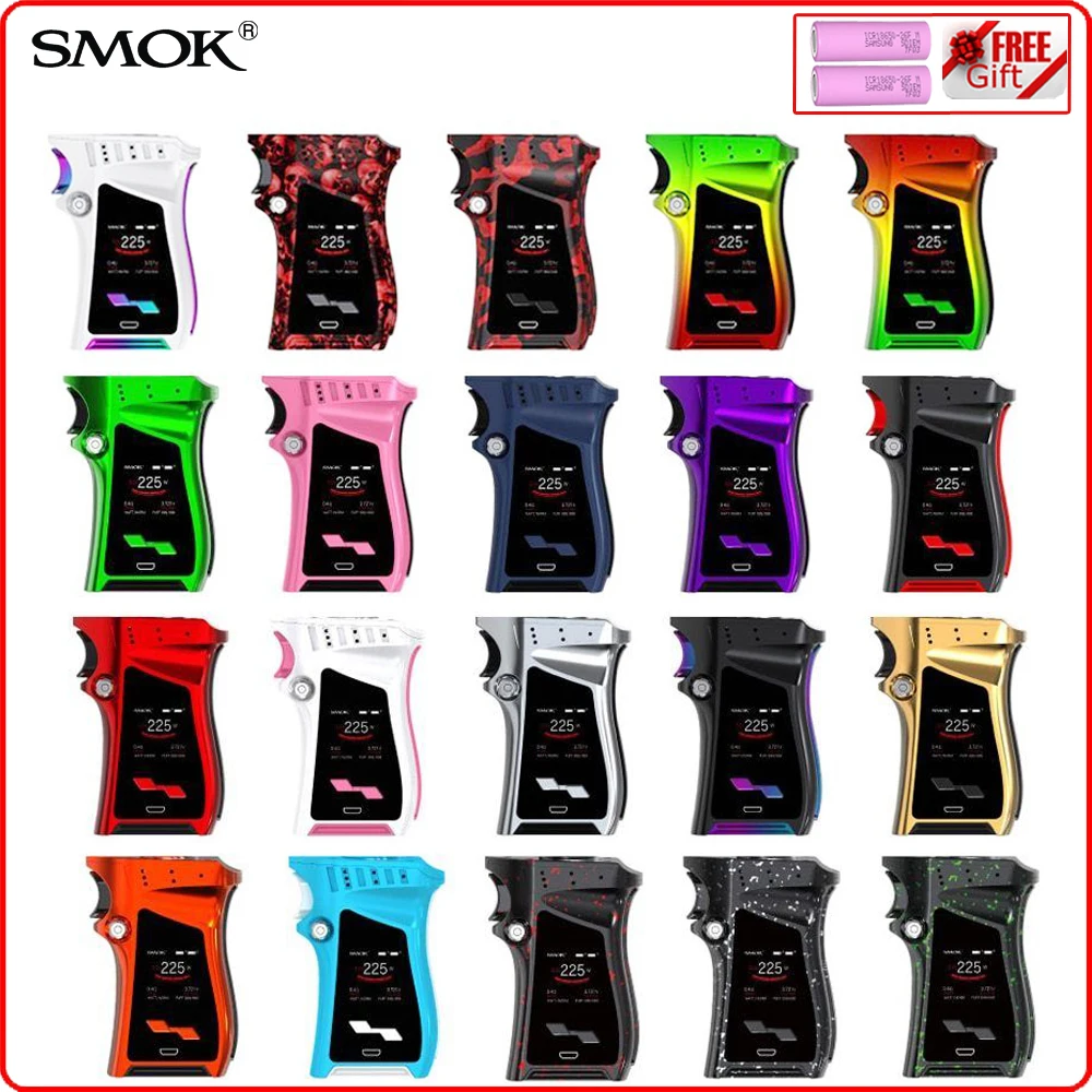 

Original SMOK Mag 225W Mod Vape with Atomizer TFV12 PRINCE Cobra Edition Vaporizer 8ml V12 Prince Coil Electronic e Cigarette