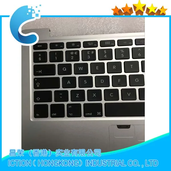 Натуральная A1502 Топ Дело Topcase с Великобритании клавиатурой и Подсветка для Macbook Pro retina 13 "A1502 Topcase ME864 ME866 2013 2014