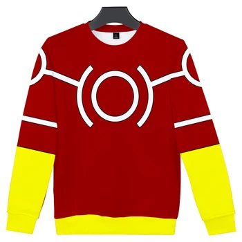 

My hero academia hot long-sleeved casual T-shirt clothing cos autumn and winter unisex paired couples parent-child role-playing