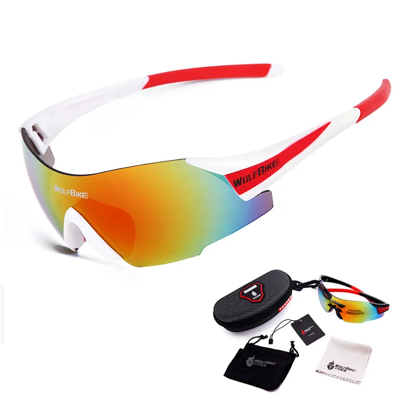 WOSAWE UV400 велосипедные очки для улицы спортивные велосипедные очки велосипедные солнцезащитные очки мужские и женские gafas bicicleta очки MTB очки 1 объектив - Цвет: Белый