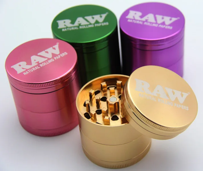 Алюминий 53 мм 4 шт. RAWgrinder измельчитель для табака травяных ЧПУ металлических трав