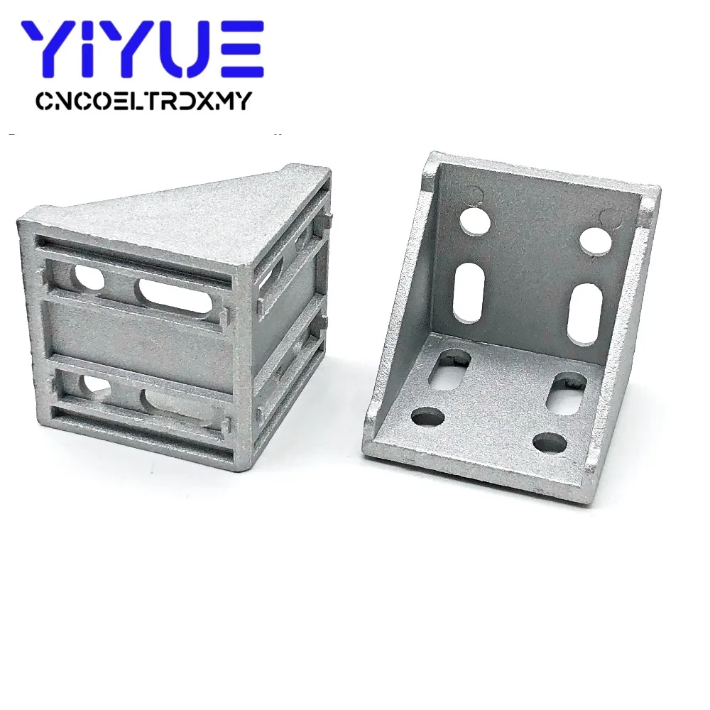 6060 Corner Fitting Angle 60x60 Decorative Brackets Aluminum Profile Accessories L Connector