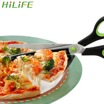 

HILIFE Multi-functional Pizza Scissors Knife Bakeware Baking Tools Pizza Cutting Tools Stainless Steel Pizza Cutter Slicer