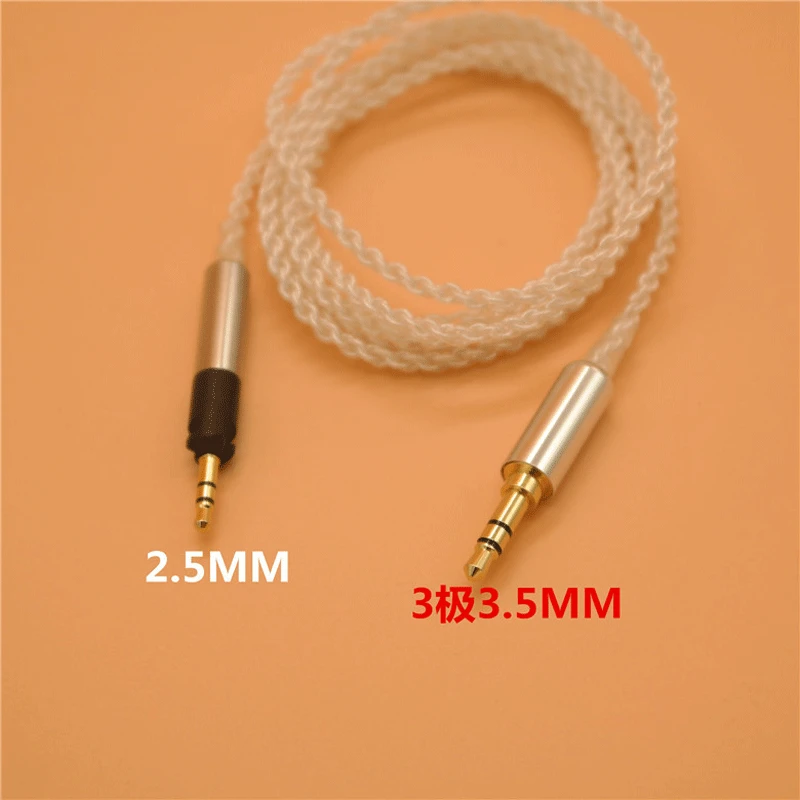 Сменный кабель для наушников Sennheiser HD558 HD518 HD595 HD579 HD599, гарнитура 3,5 мм до 2,5 мм, стерео Бас аудио кабель