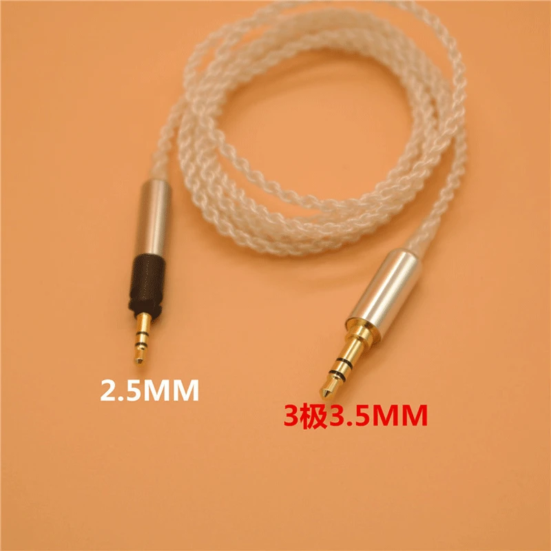 Replacement Cable for Sennheiser HD558 HD518 HD595 HD579 HD599 Headphone Earphone Headset 3 5mm to 2 5mm Stereo Bass Audio Cable