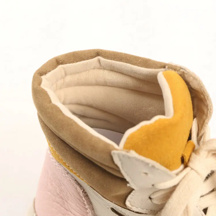 Careaymade-Genuine leather pure handmade boots, Japanese leisure lace round thick bottom short boots the female boots,2 colors Careaymade-Genuine leather pure handmade boots, Japanese leisure lace round thick bottom short boots the female boots,2 colors