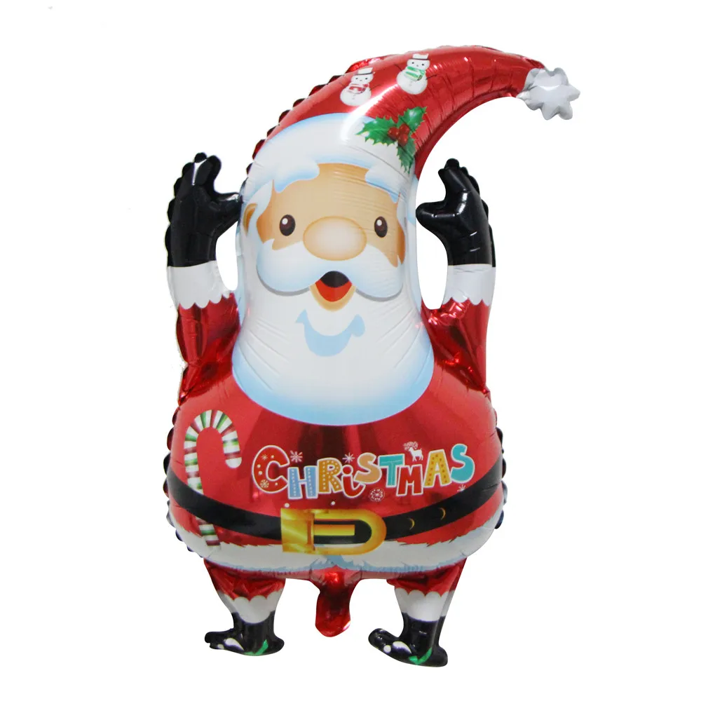 

30#large Santa Claus foil balloons merry Christmas party decoration helium balloon Christmas balloons inflatable toys