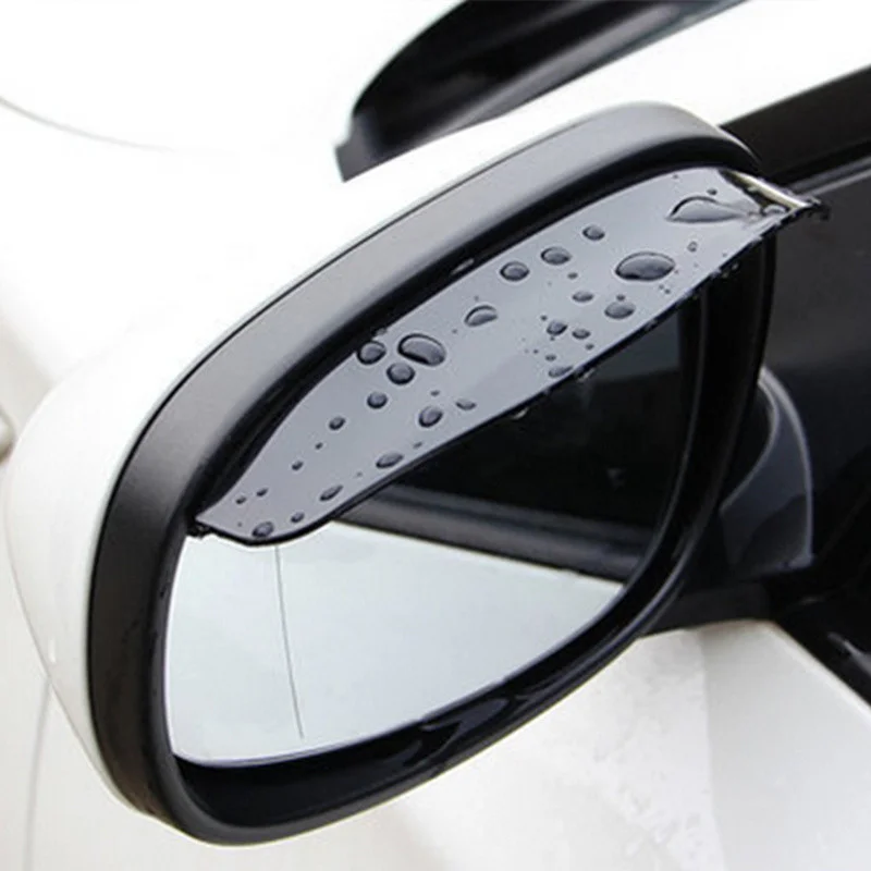

2pcs PVC Car Back Mirror Eyebrow Rain Cover sticker For Dodge Caliber Challenger Charger Durango for Pontiac Bonneville Vibe