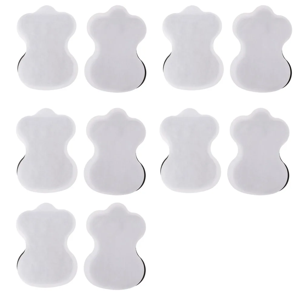 ZRLOWR 10Pcs Electrode Pads Electric Tens Acupuncture Therapy Massager Healthy Patches