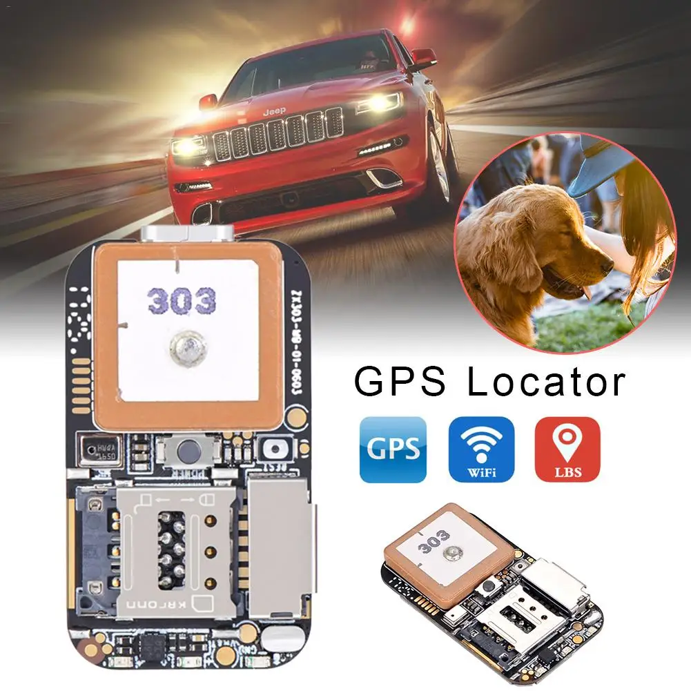 ZX303 PCBA GPS المقتفي GSM GPS Wifi LBS محدد SOS إنذار الويب التطبيق تتبع TF بطاقة مسجل صوتي تنسيق SMS المزدوج نظام