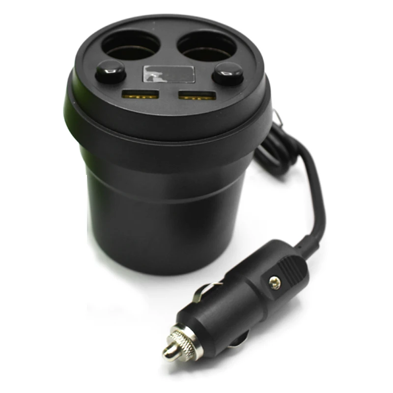Car Charger 2 USB DC5V 3.1A Cup Power Socket Adapter Cigarette Lighter (11)