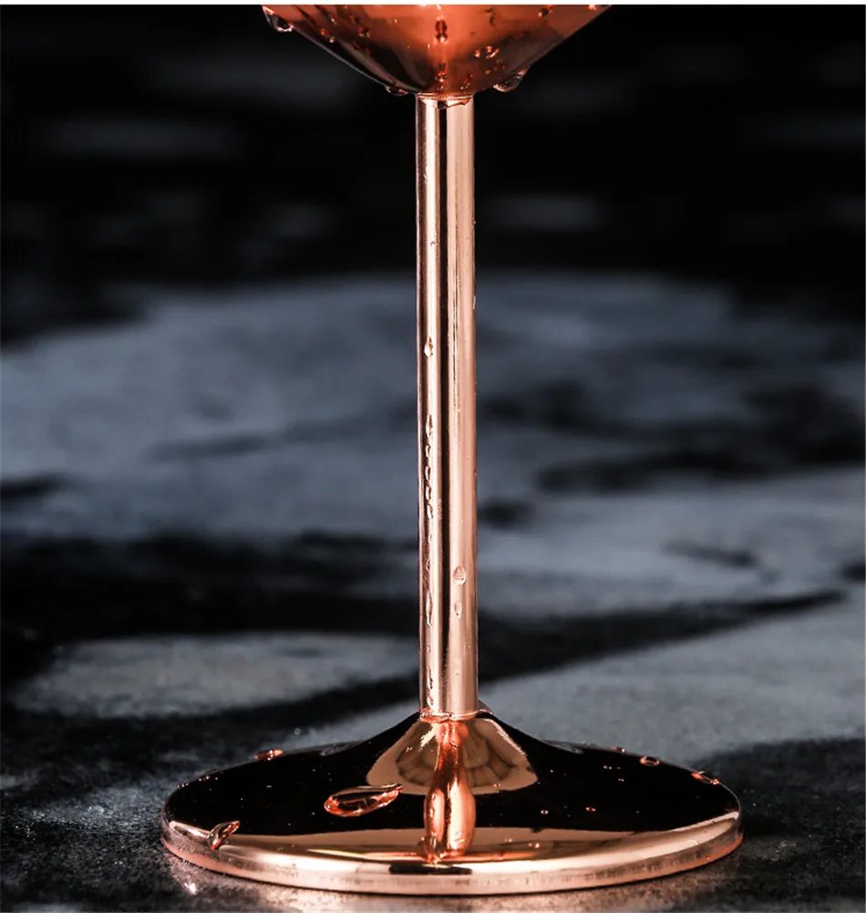 304 нержавеющая сталь красное вино стекло серебро розовое золото бокалы сок напиток шампанское бокал для вечеринок барная посуда кухонные инструменты 500 мл