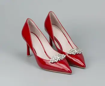 

Butterfly shape rhinestones shoes clips buckle silver colours