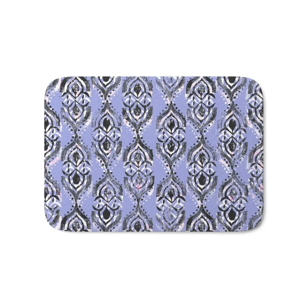 Lavender Taj Bath Mat 17" x 24" Rugs Flannel Door Mats Waterproof