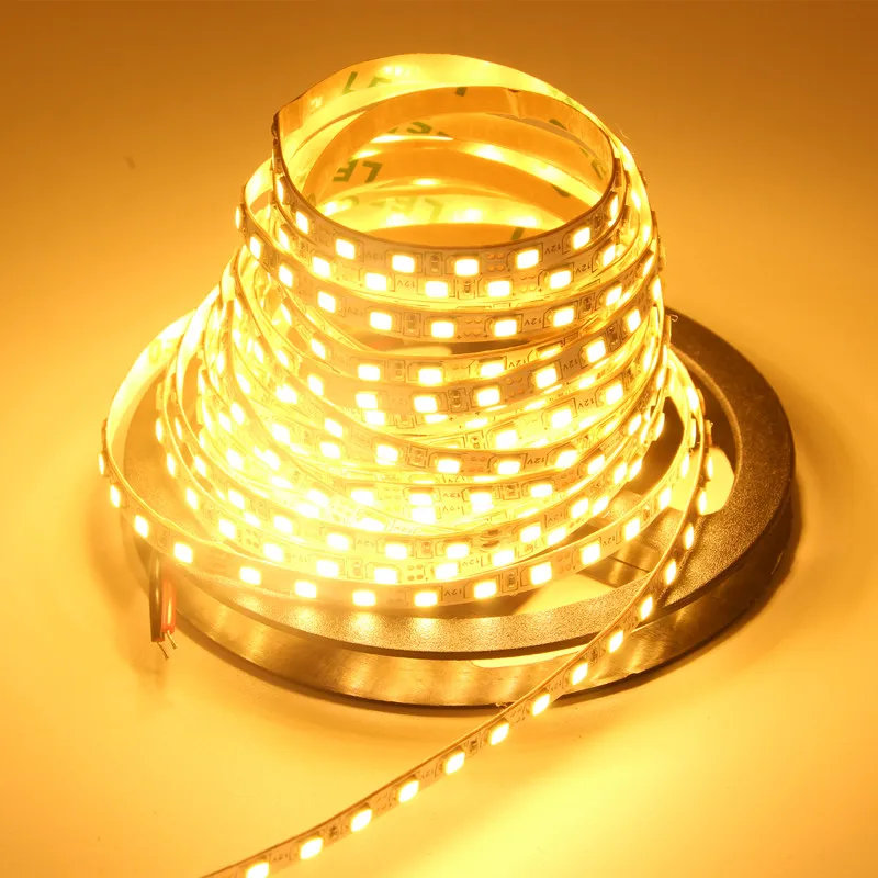SMD 2835 DC 12 V Светодиодная лента 5 мм ультра узкая панель не Водонепроницаемый Тира