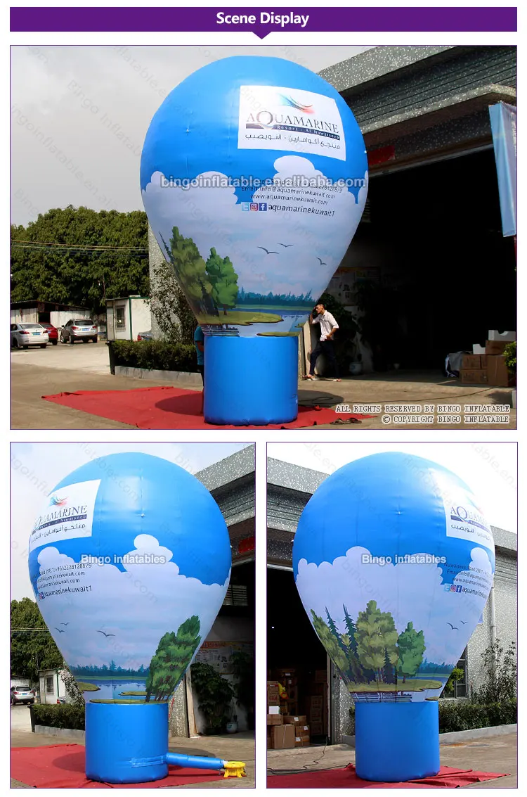 BG-M0073-Inflatable full printing ground balloon_2