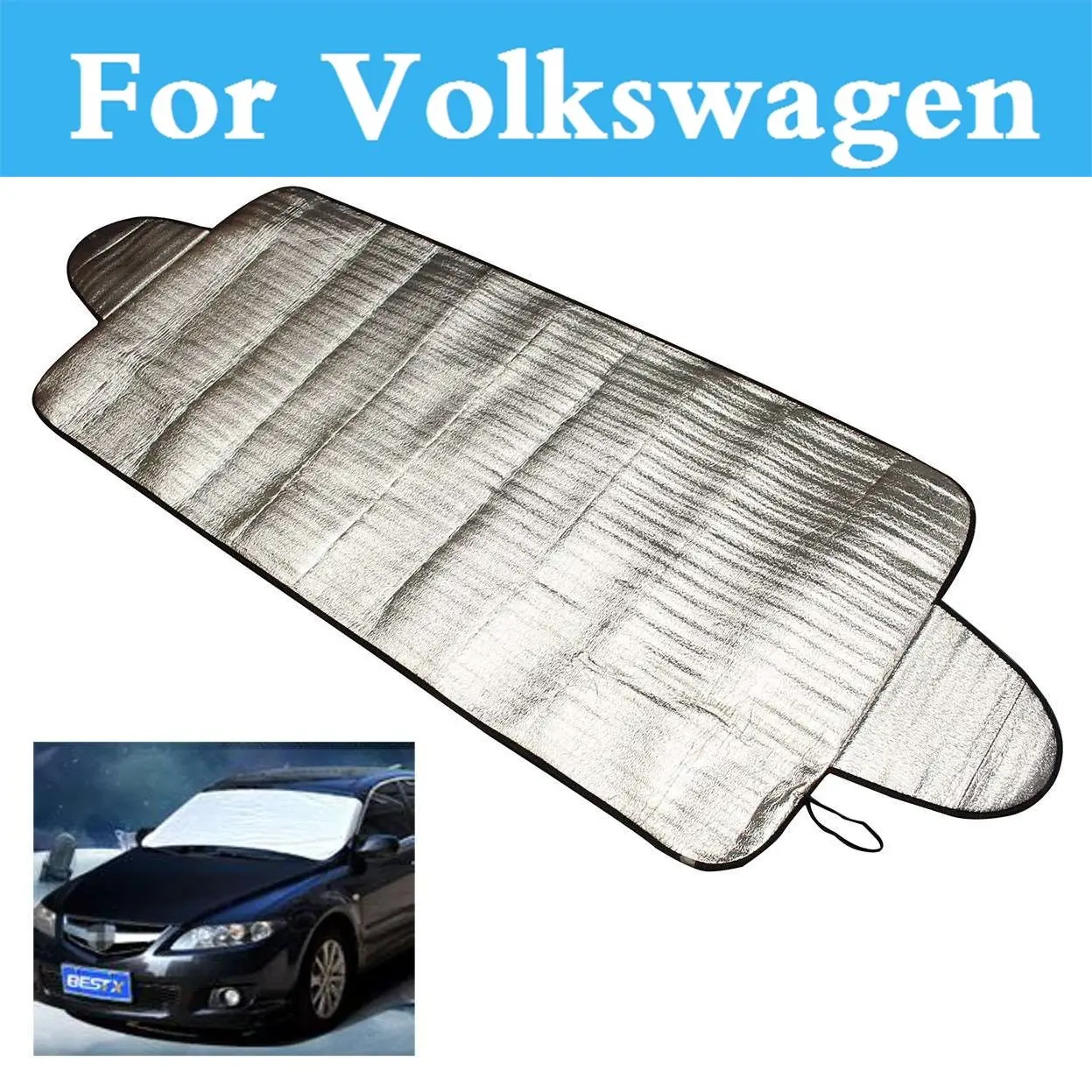Auto ฝาครอบกระจกรถยนต์กระจกบังแดด Sunshade Sun Visor สำหรับ Volkswagen