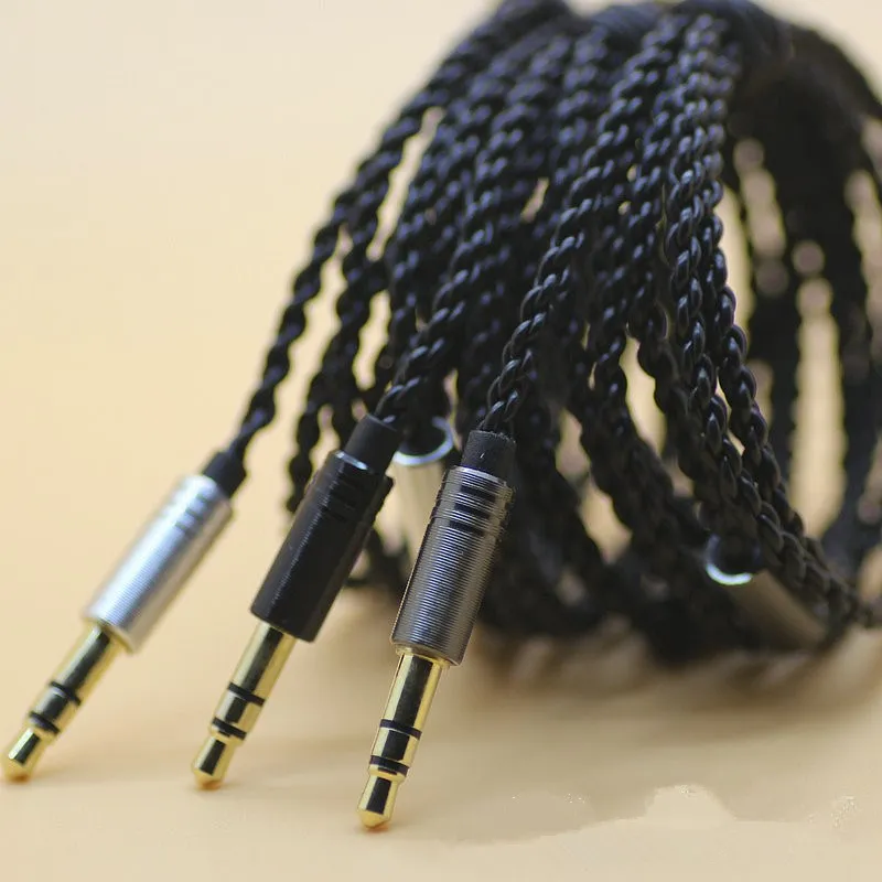 10 шт. DIY ie800 кабель наушников монокристалл меди провода, 14 core X4 высокого класса наушников кабель Ремонт