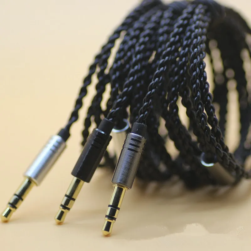 

10 pcs DIY ie800 headphone cable Single crystal copper wires, 14 core X4 high-end earphone cable repair