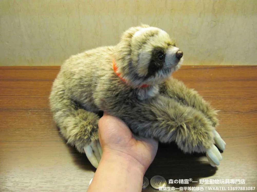 

Free shipping NEW CUDDLY CRITTERS THREE TOED SLOTH PLUSH TOYSCM 33CM SOFT TOY CHILDREN GIFT