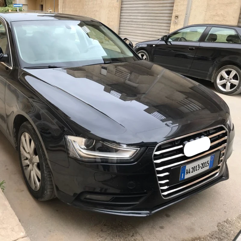 12 шт. для Audi A4 B8 2013 2015 переднего бампера среднего гриля ленты отделки Стайлинг
