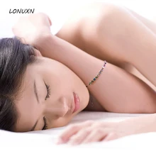 Новинка, богемные ювелирные изделия, радужные Австрийские кристаллы, браслет женский корейский стиль, модный подарок девушки, женские красочные ювелирные изделия