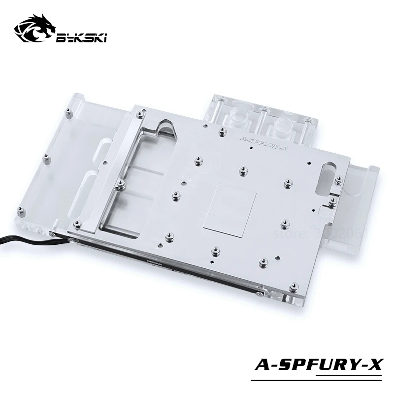  BYKSKI Water Block use for Sapphire-Radeon-R9-Fury-Nitro-4GB-HBM-(11247-03) Full Cover Graphics Car