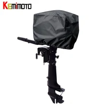 KEMIMOTO морской лодка подвесной моторный двигатель крышка водонепроницаемый черный подходит Универсальный Trailerable от 100 до 150 л.с