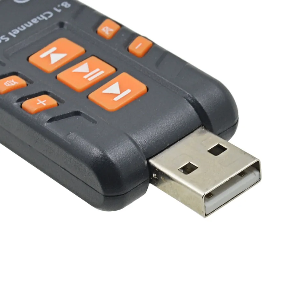 Внешняя звуковая карта USB 3D Аудио адаптер 50 шт. 8 1 канал для Win XP/7/8/10 Android Linux MacOS