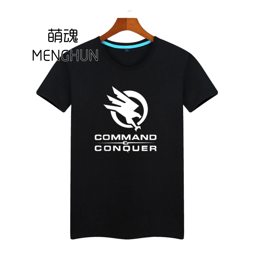 

High quality classsic game PC game Command and conquer t shirts men's game fans t shirt 220g cotton gift for boyfriend ac512