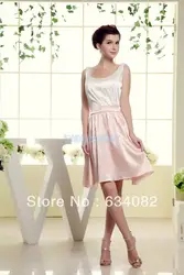 Бесплатная доставка 2016 дешевые светло-розовый бинт юбка ренессанс платья свадебные платья formales платья макси скромные платья невесты