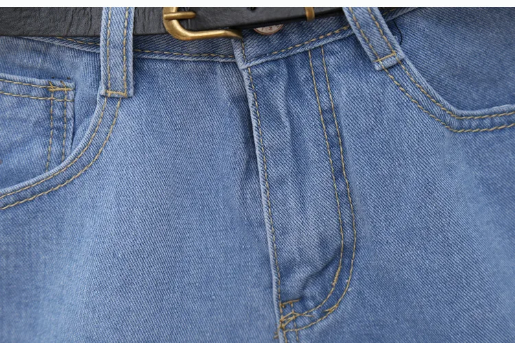 DICLOUD, однотонная женская одежда, джинсовые шорты Harajuku, летние джинсы с высокой талией, узкие короткие штаны, женские повседневные джинсы с манжетами, подарок 2XL