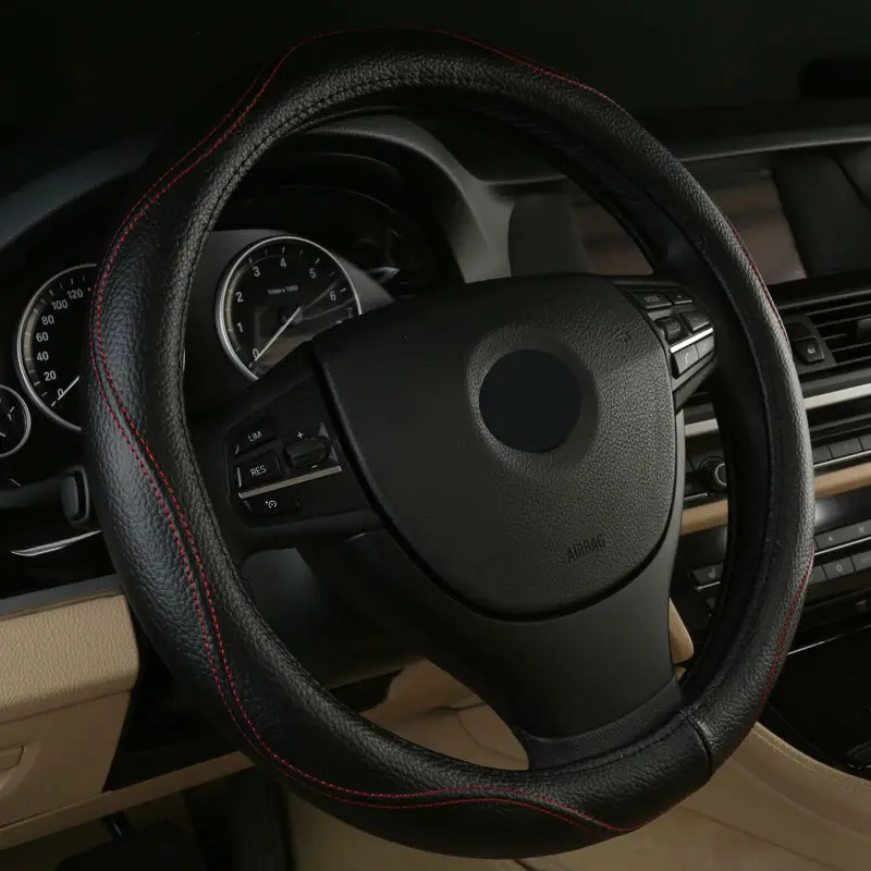 

Hot Sell Leather Auto Car Steering Wheel Cover Anti-catch for chevrolet aveo t250 t300 cruze captiva 2017 2016 2015 2014