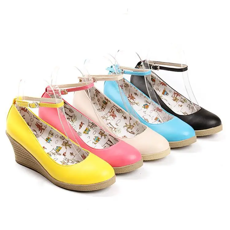 Hot Sale Platform High Heel Wedge Shoes For Women Sweet