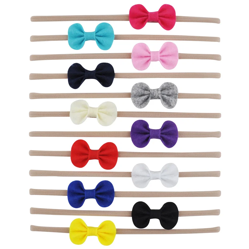 

1Pc Kids Mini Hair Bows Headband With Elastic Hair Band For Newborn Children Girls Boutique Hair Accessories