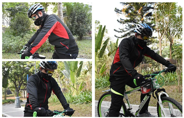 WOSAWE Мужская Флисовая теплая зимняя ветрозащитная велосипедная куртка, ветрозащитная велосипедная куртка, одежда с длинным рукавом, одежда для велоспорта