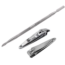 1 компл. Инструменты для маникюра палец накладные ногти для пальцев Ног Ножницы Резак Триммер для ногтей машинка для стрижки металла кутикулы толкатель ложка мертвая кожа Remover Педикюр