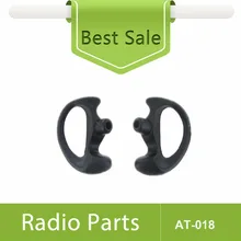 40X(20 пар) Большой размер Черный наушник левый и правый для акустической трубки, наушников