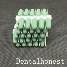 50 шт Ассорти силиконовые полировальные инструменты 2,35 мм Алмазная Полировка Боры зеленый