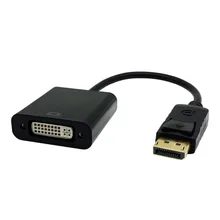 1080P HD DP to DVI Adapter DisplayPort Display Port to DVI Cable Adapter Converter Male to Female for Monitor Projector Displays 1080P HD DP to DVI Adapter DisplayPort Display Port to DVI Cable Adapter Converter Male to Female for Monitor Projector Displays
