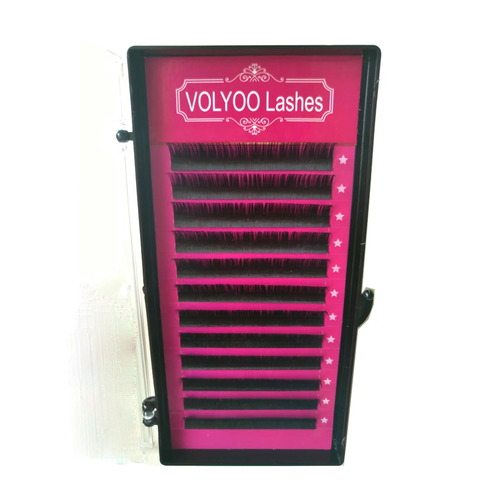 VOLYOO 1 коробка шелковые C/D гибкие 3D Искусственные ресницы|eye lashes|false eye lashesindividual