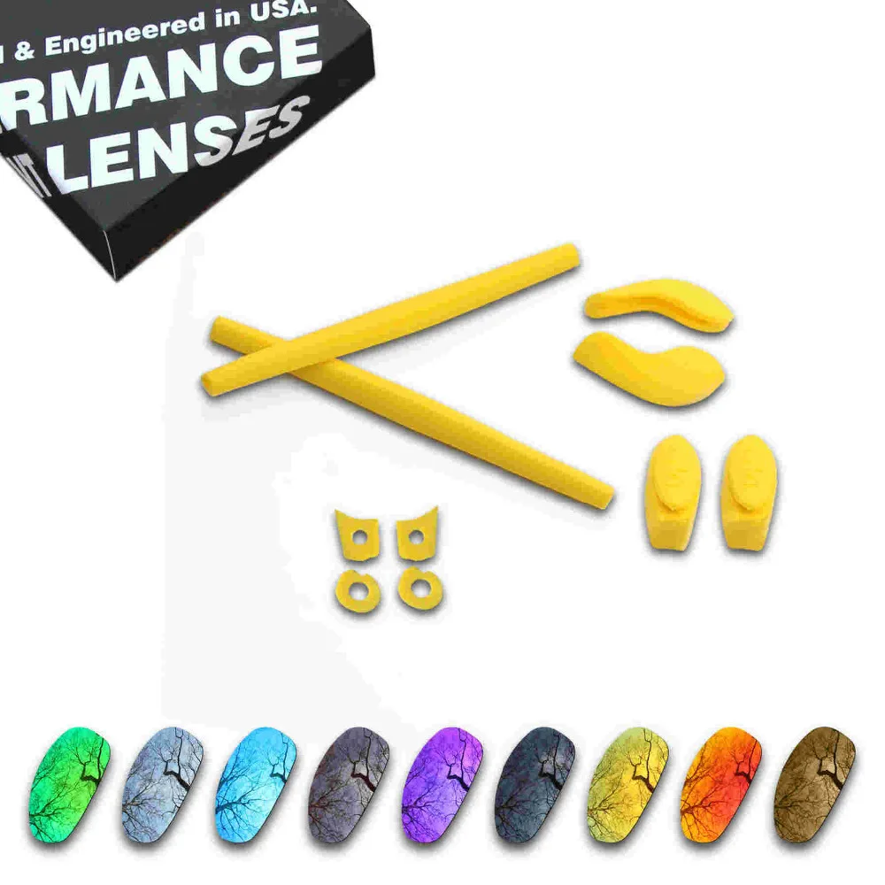 

ToughAsNails Resist Seawater Corrosion Polarized Replacement Lens&Yellow Rubber Kit for Oakley juliet - Multiple Options