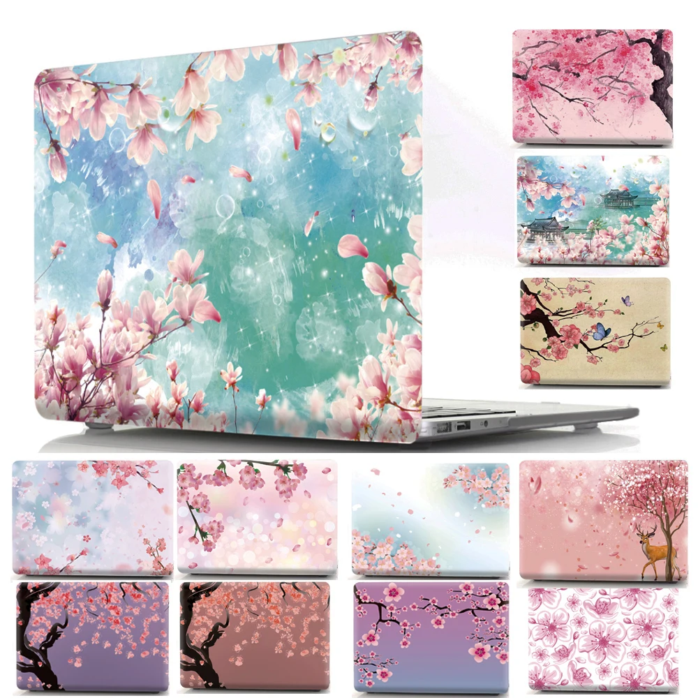 High Quality WOOD GRAIN PU Leather Laptop Cases for apple MacBook Air 11 13 for MAC Pro Retina 12 13.3 inch + keyboard cover