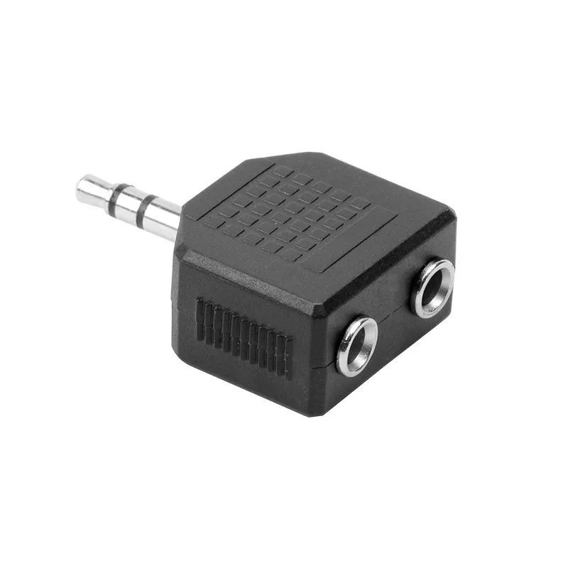 3.5mm Audio Splitter Adapter Earphones Headphone Stereo to 2 Earbuds Earphone Accessories For MP3 PC Speaker | Электроника
