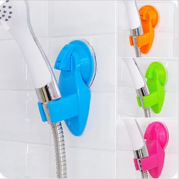 

1pc Suction Cup Holder Shelves Shower Head Powerful Suction Wall Stand Bath Movable Bracket Shower Storage Suction Hooks