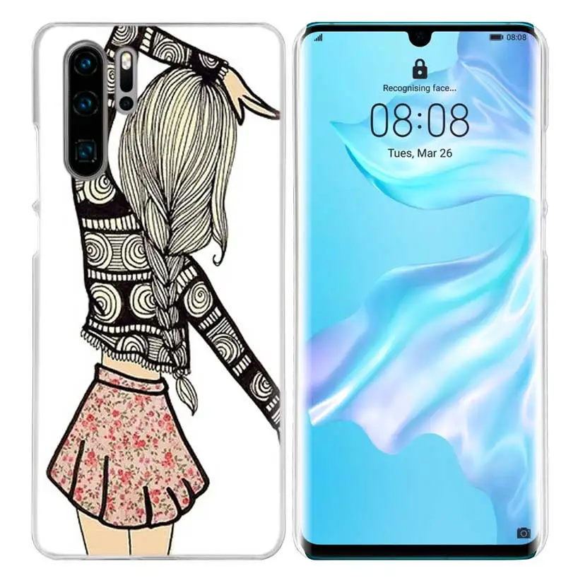 07 Чехол Best Friends для huawei P20 P30 P Smart Z+ Plus P10 P9 P8 mate 10 20 lite Pro жесткий чехол для телефона P20lite - Цвет: 07