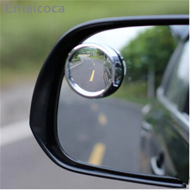 

Emaicoca Round Rearview Mirror car-styling Case For Skoda Octavia Yeti Fabia Rapid Superb Roomster Combi KODIAQ