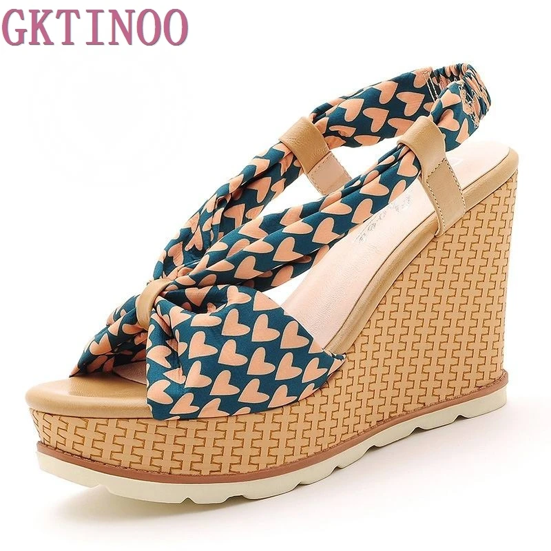 party wedge sandals