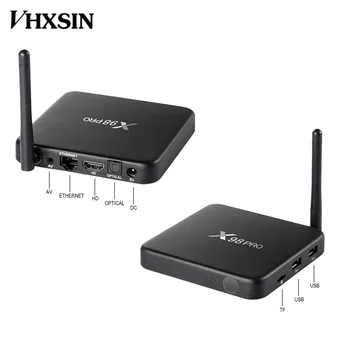 

VHXSIN 50 PCS/LOT X98 PRO Amlogic S912 Android 7.1 TV Box 2GB/3GB 16GB/32GB Octa Core x98pro Metal