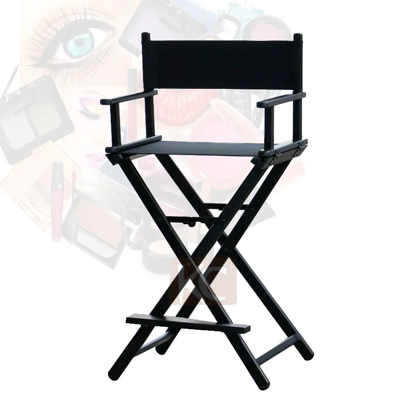 Portable salon director chair, artist Aluninum makeup chair, foldable